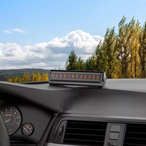 Паркувальна карта Proove Twins Parking Number Plate, Black (AATP00000001)