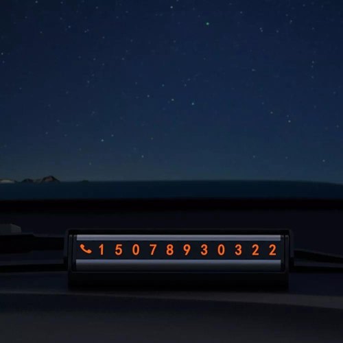 Паркувальна карта Proove Twins Parking Number Plate, Black (AATP00000001)