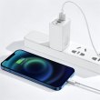 Кабель Baseus Superior Series Fast Charging, USB Type-A to Lightning, 2.4A, 0.25м, White (CALYS-02)