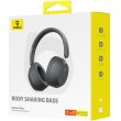 Навушники бездротові Baseus Bass 35 Max, Gray (A00070800821-00)