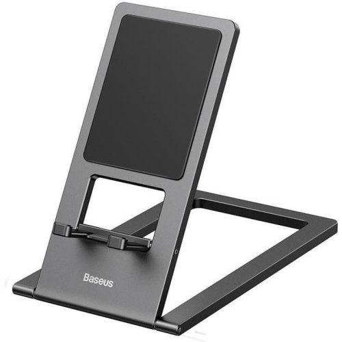 Тримач-підставка для смартфона Baseus Foldable Metal, Gray (LUKP000013)