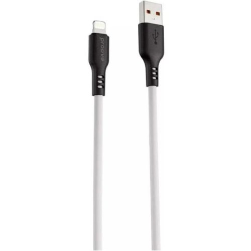 Кабель Proove Rebirth, USB Type-A to Lightning, 2.4A, 1м, Black/White (CCRE60001102)