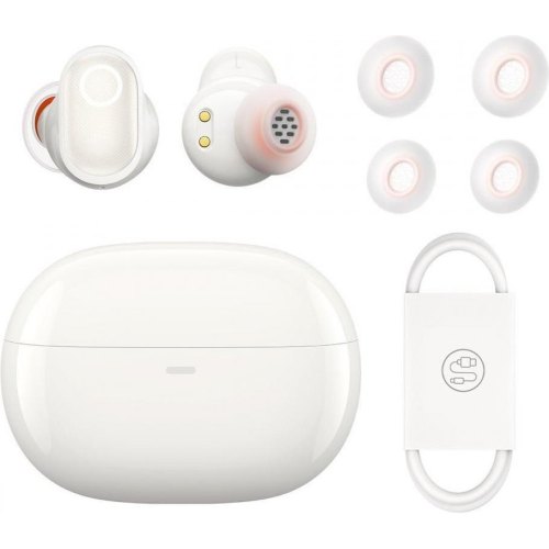 Навушники бездротові TWS Baseus Bowie WM05, White (NGTW200002)