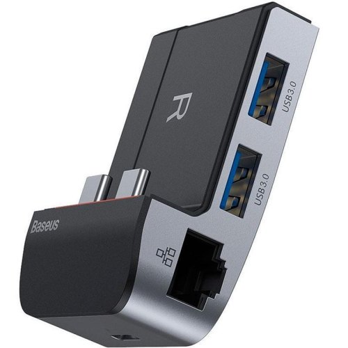 USB-хаб Baseus Multifunctional Armor Age Type-C Bracket, Gray (CAHUB-AJ0G)