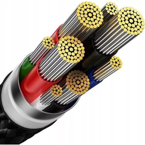 Кабель Baseus Glimmer Series Fast Charging, USB Type-C to USB Type-C, 100W, 1м, Black (CADH000701)