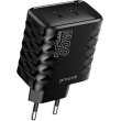 Мережевий зарядний пристрій Proove Speed Surge GaN, 2xUSB Type-C, 35W, Black (WCSS30020001)