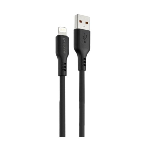 Кабель Proove Rebirth, USB Type-A to Lightning, 2.4A, 1м, Black (CCRE60001101)