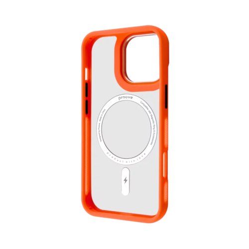 Чохол Proove Clear Essence Case with Magnetic Ring, для Apple iPhone 16 Pro Max, Orange (PCCEIP16PM10)
