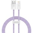 Кабель Baseus Dynamic Series Fast Charging, USB Type-A to Lightning, 2.4A, 1м, Purple (CALD000405)