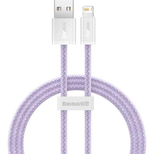 Кабель Baseus Dynamic Series Fast Charging, USB Type-A to Lightning, 2.4A, 1м, Purple (CALD000405)