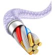 Кабель Baseus Dynamic Series Fast Charging, USB Type-A to Lightning, 2.4A, 1м, Purple (CALD000405)