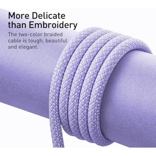 Кабель Baseus Dynamic Series Fast Charging, USB Type-A to Lightning, 2.4A, 1м, Purple (CALD000405)