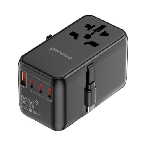 Мережевий зарядний пристрій Proove Trip, 85W, Black (TATR85130001)