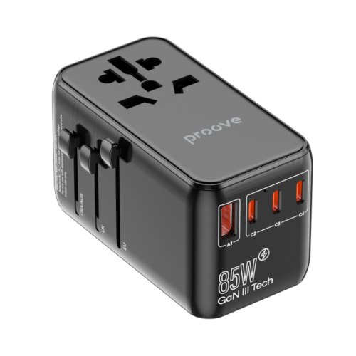 Мережевий зарядний пристрій Proove Trip, 85W, Black (TATR85130001)