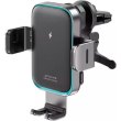 Автомобільний тримач для смартфона з бездротовим зарядним пристроєм Proove Triple Clamp Pro, 15W, Metal Gray (WHTP15010004)