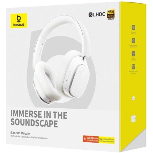 Навушники бездротові Baseus Bowie H1 Pro, White (A00050601213-00)