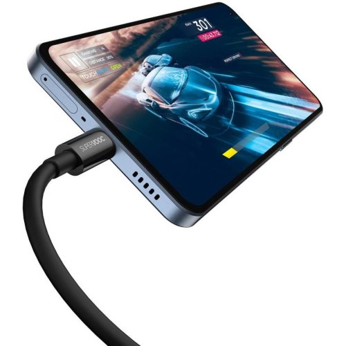 Кабель Baseus Superior Series SUPERVOOC Fast Charging Data, USB Type-A to USB Type-C, 65W, 2м, Black (CAYS001001)