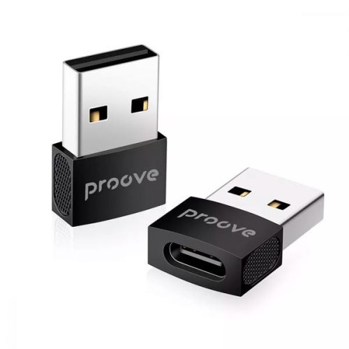 Перехідник OTG Proove Extension, USB Type-C to USB Type-A, Black (HBEX00012001)