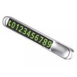 Паркувальна карта Proove Parking Number Plate Metal Lock, Silver (AAPM00000006)