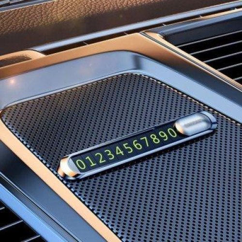 Паркувальна карта Proove Parking Number Plate Metal Lock, Silver (AAPM00000006)