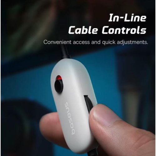 Гарнітура дротова Baseus GoPlay 1 Max Gaming, White (A00181002213-00)