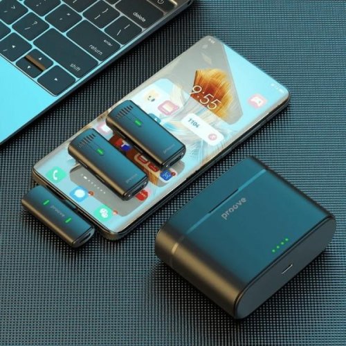Мікрофон бездротовий, петличний Proove Demo, USB Type-C, Black (PMDM00010202)