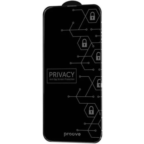 Захисне скло для смартфона Proove Privacy, для Apple iPhone 16, Black (PGPPRI160001)