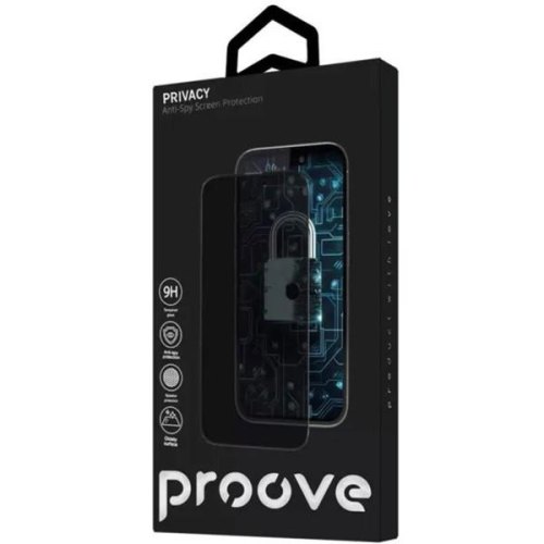 Захисне скло для смартфона Proove Privacy, для Apple iPhone 16, Black (PGPPRI160001)