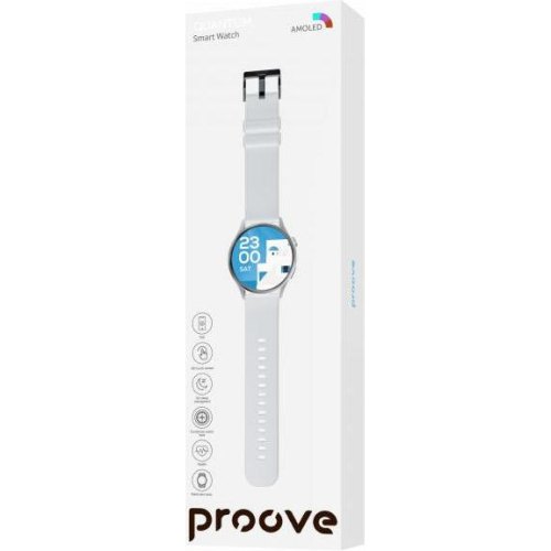 Смартгодинник Proove Quantum, Silver Glossy (SWQU00000012)