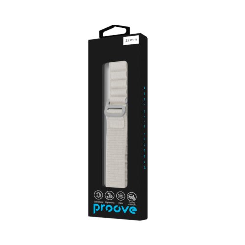 Ремінець для смартгодинника Proove Pulse Loop 22mm, White (WBPLUW22MM14)