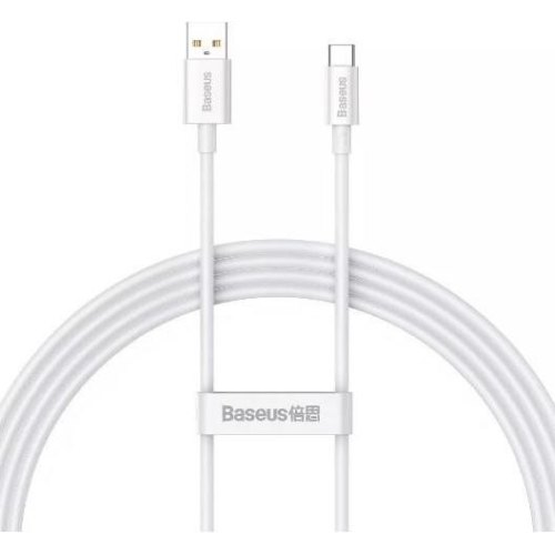 Кабель Baseus Superior Series Fast Charging Data, USB Type-A to USB Type-C, 100W, 2м, White (P10320102214-03)