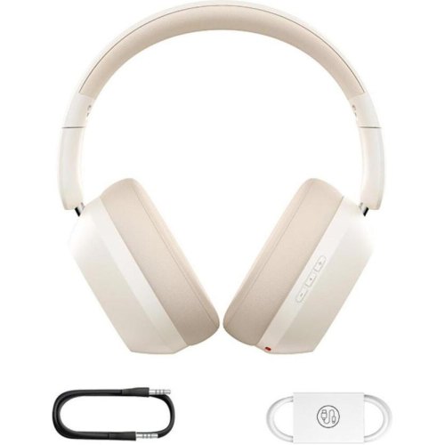 Навушники бездротові Baseus Bass 35 Max, White (A00070800221-00)