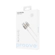 Кабель Proove Flex Metal, USB Type-A to USB Type-C, 2.4A, 1м, White (CCFM20001202)