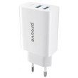 Мережевий зарядний пристрій Proove Rapid, 2xUSB Type-A/1xUSB Type-C, 30W, White (WCRP30210002)