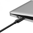 Кабель Baseus Tungsten Gold Fast Charging, USB Type-C to USB Type-C, 240W, 3м, Black (CAWJ040201)