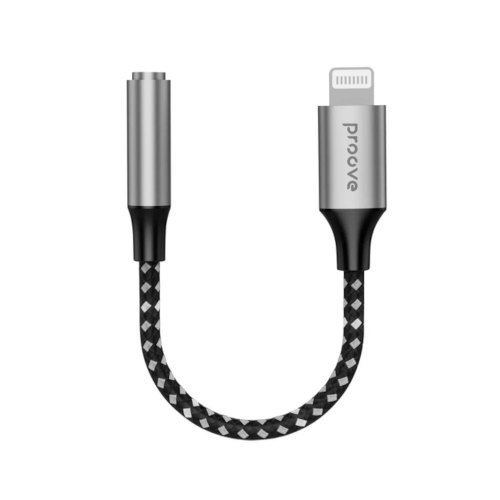Перехідник Proove SoundMesh, Lightning to 3.5mm, Gray (ACSM00005101)