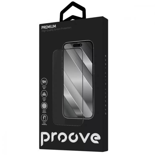 Захисне скло для смартфона Proove Achilles, для Apple iPhone 16 Pro, Black (PGPAIP16P001)