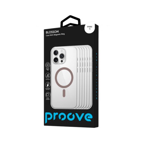 Чохол Proove Blossom Case with Magnetic Ring, для Apple iPhone 14, White (PCBLIP140014)