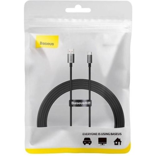 Кабель Baseus Superior Series Fast Charging Data, USB Type-A to USB Type-C, 100W, 2м, Black (P10320102114-02)
