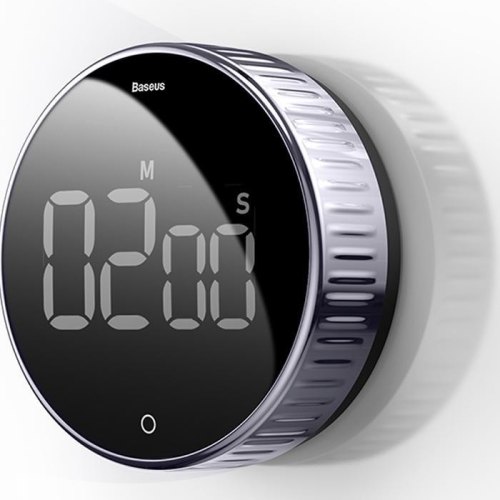 Таймер Baseus Heyo Rotation Countdown, Black (ACDJS-01)