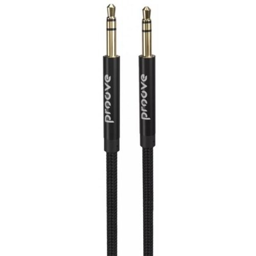 Аудіокабель Proove Weft, mini-jack 3.5мм to mini-jack 3.5мм, 1м, Black (ACWF00005801)