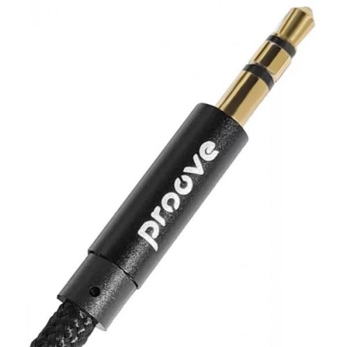 Аудіокабель Proove Weft, mini-jack 3.5мм to mini-jack 3.5мм, 1м, Black (ACWF00005801)