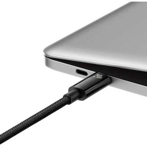 Кабель Baseus Tungsten Gold Fast Charging, USB Type-C to USB Type-C, 240W, 1м, Black (CAWJ040001)