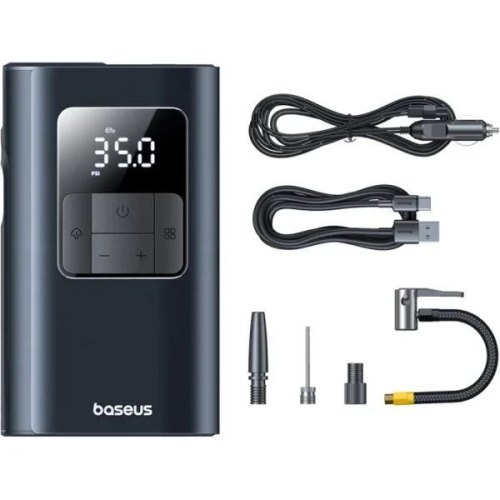 Автомобільний насос Baseus PrimeTrip VA1 2-in-1, Black (C11169001121-00)