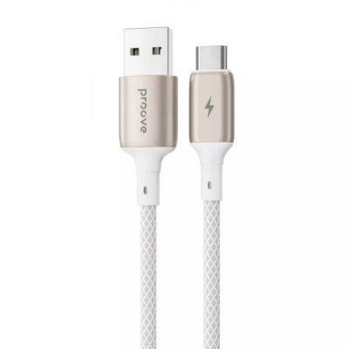 Кабель Proove Dense Metal, USB Type-A to USB Type-C, 2.4A, 1м, White (CCDM20001202)