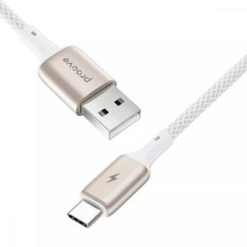 Кабель Proove Dense Metal, USB Type-A to USB Type-C, 2.4A, 1м, White (CCDM20001202)