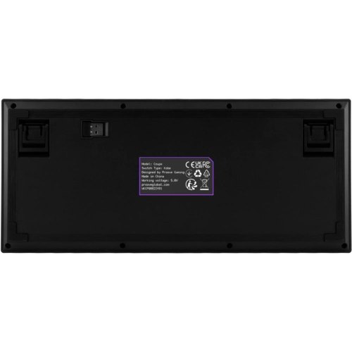 Клавіатура бездротова Proove Gaming Coupe (Ukraine Layout), Black (WKCP00022401)