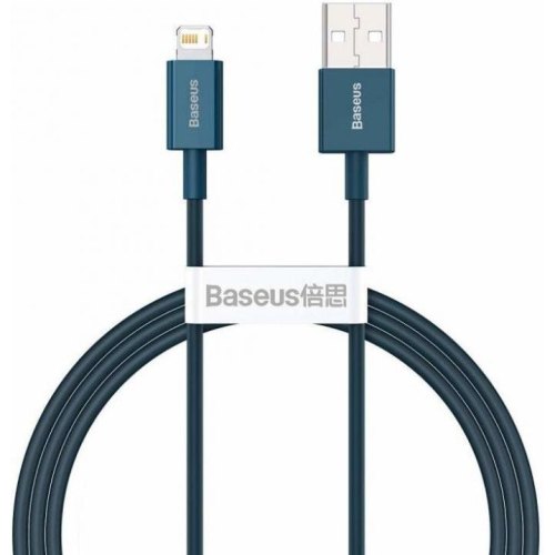 Кабель Baseus Superior Series Fast Charging, USB Type-A to Lightning, 2.4A, 1м, Blue (CALYS-A03)