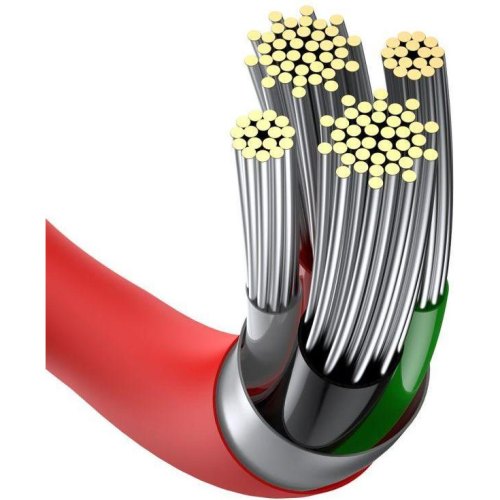 Кабель Baseus Superior Series Fast Charging, USB Type-A to Lightning, 2.4A, 1м, Red (CALYS-A09)