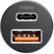 Автомобільний зарядний пристрій Proove Tiny Power Pro, 65W, USB Type-A/USB Type-C, Black (ACTP65110001)